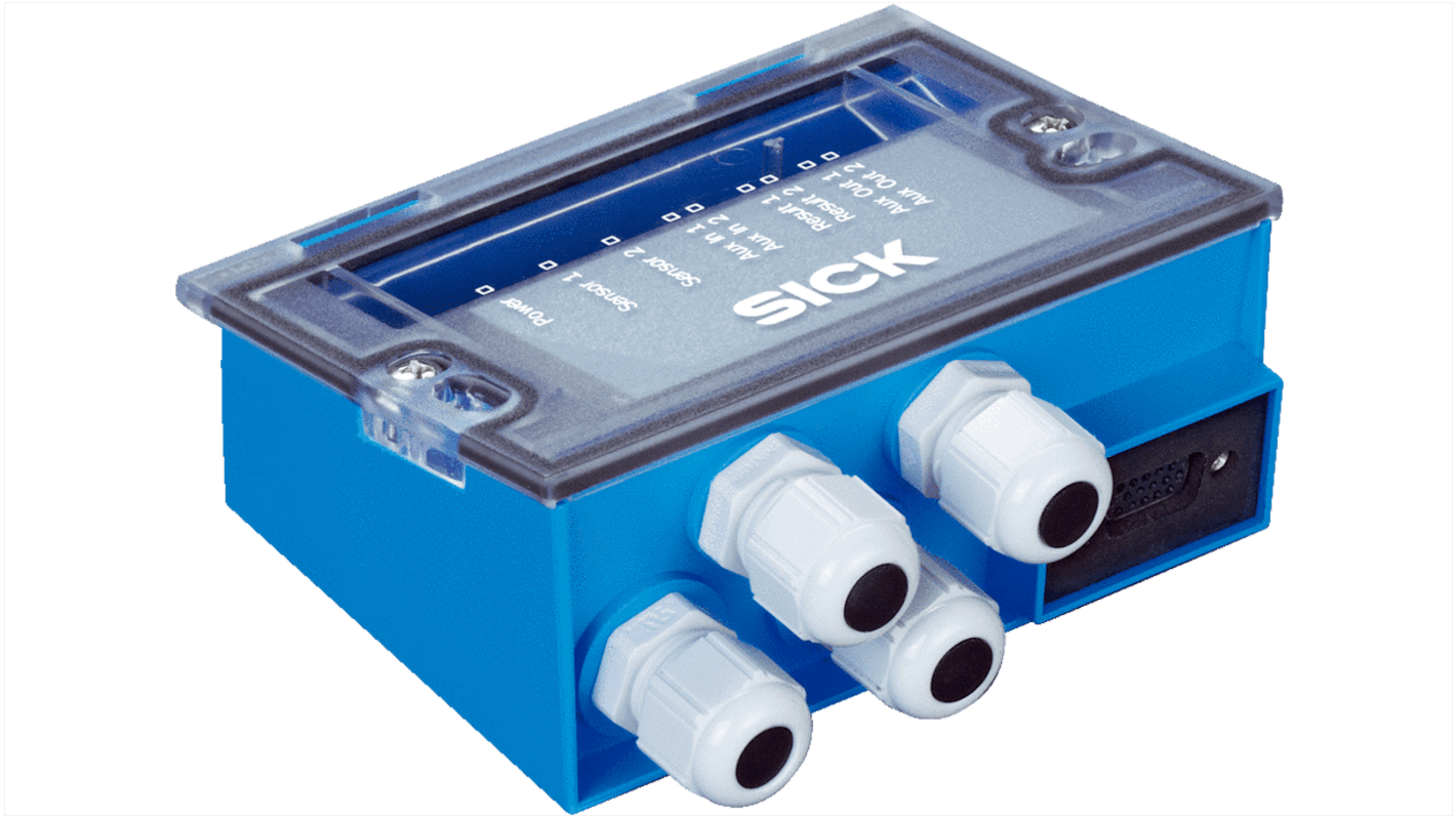 Modulo di collegamento Sick CDB620-001 per lettori di codici, compatibile con Lector62x e CLV61x-65x, realizzato in policarbonato.