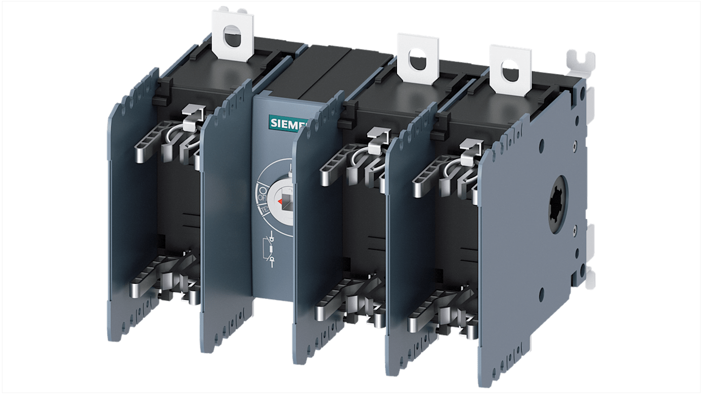 Sezionatore portafusibili Siemens 3KF2316-0MF51, 3 poli, corrente massima 160A, per fusibili NH00/NH000, serie SENTRON 3KF2.