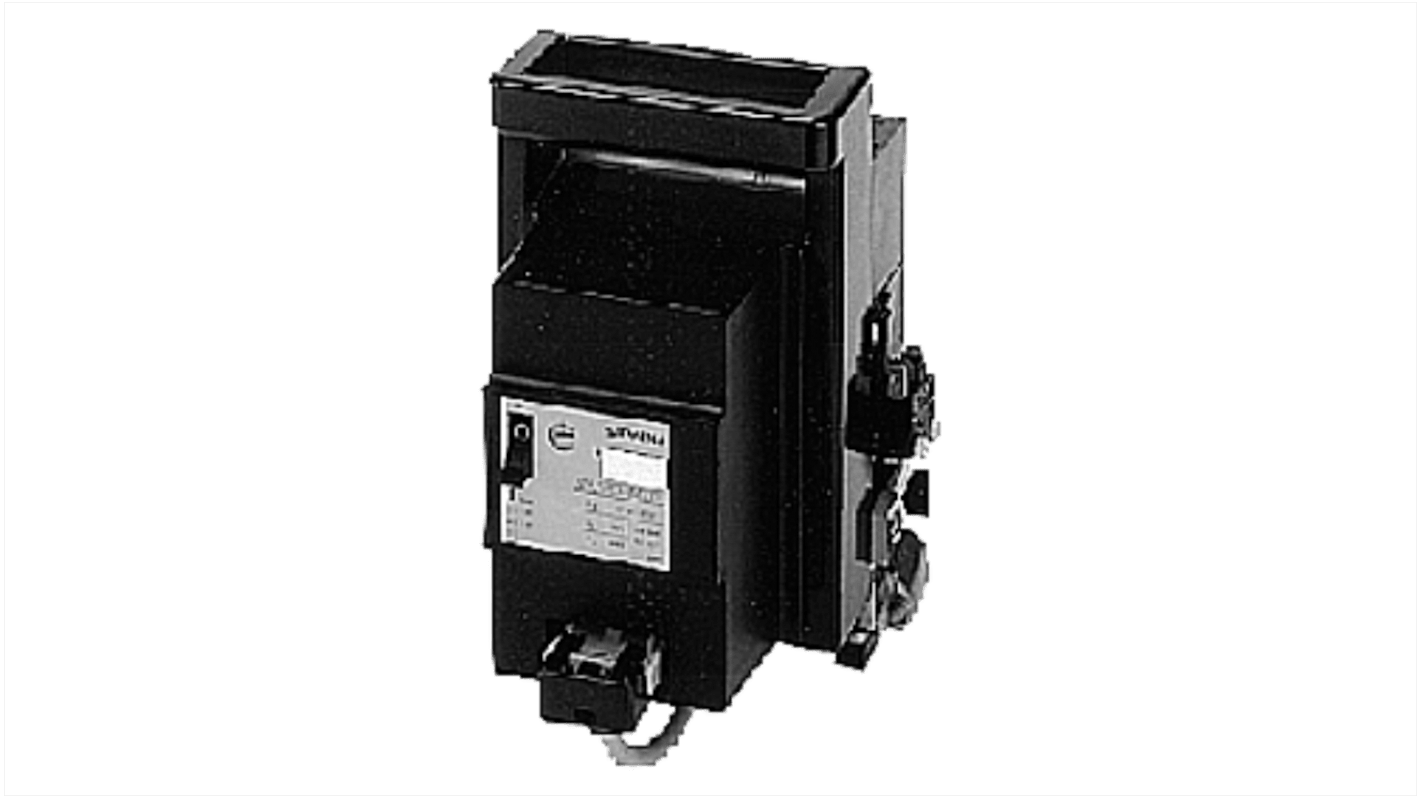 Sezionatore portafusibili Siemens 3NP5060-0EB86, 3 poli, 160 A, fusibile NH00, montaggio su piastra, dimensioni 196x134x161,5 mm.