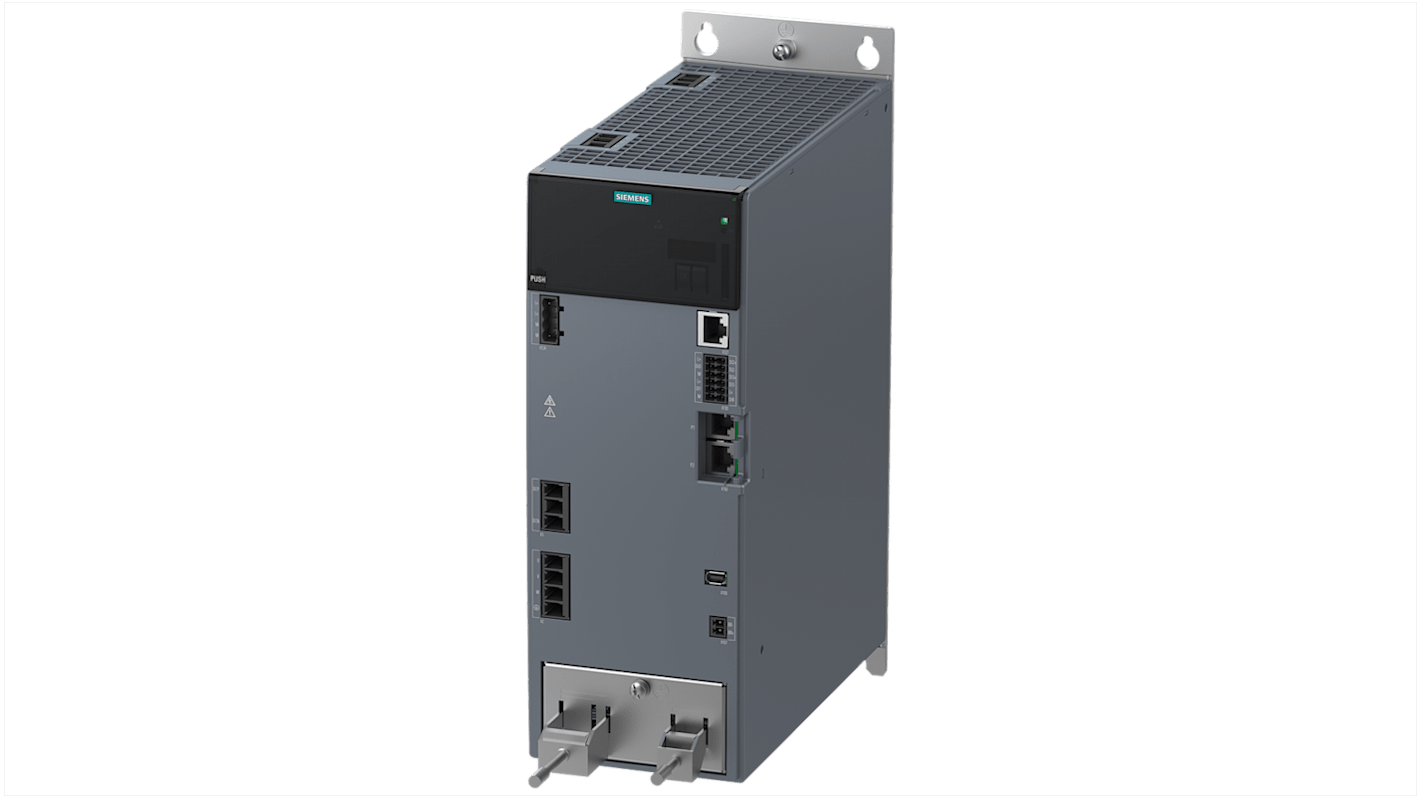 Servocomando Siemens 6SL3210-5HE13-5UF0, 3 fasi, 3,5 kW, 480 V. Compatibile con servomotori SIMOTICS e sistemi SIMATIC S7.