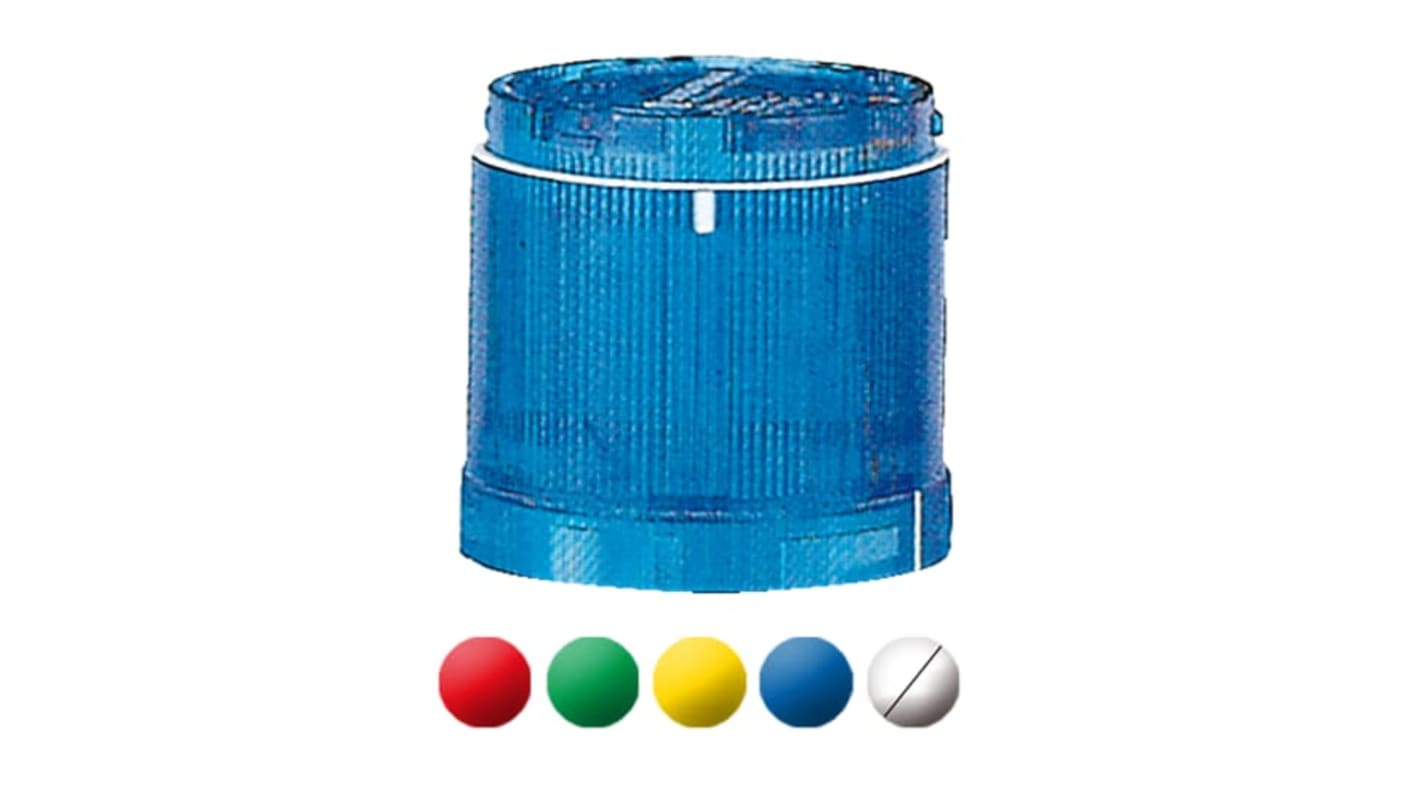 Elemento luce fissa verde ABB 1SFA616070R4012 KL70-401G, LED per torretta di segnalazione, alimentazione 12-240 V, IP54.
