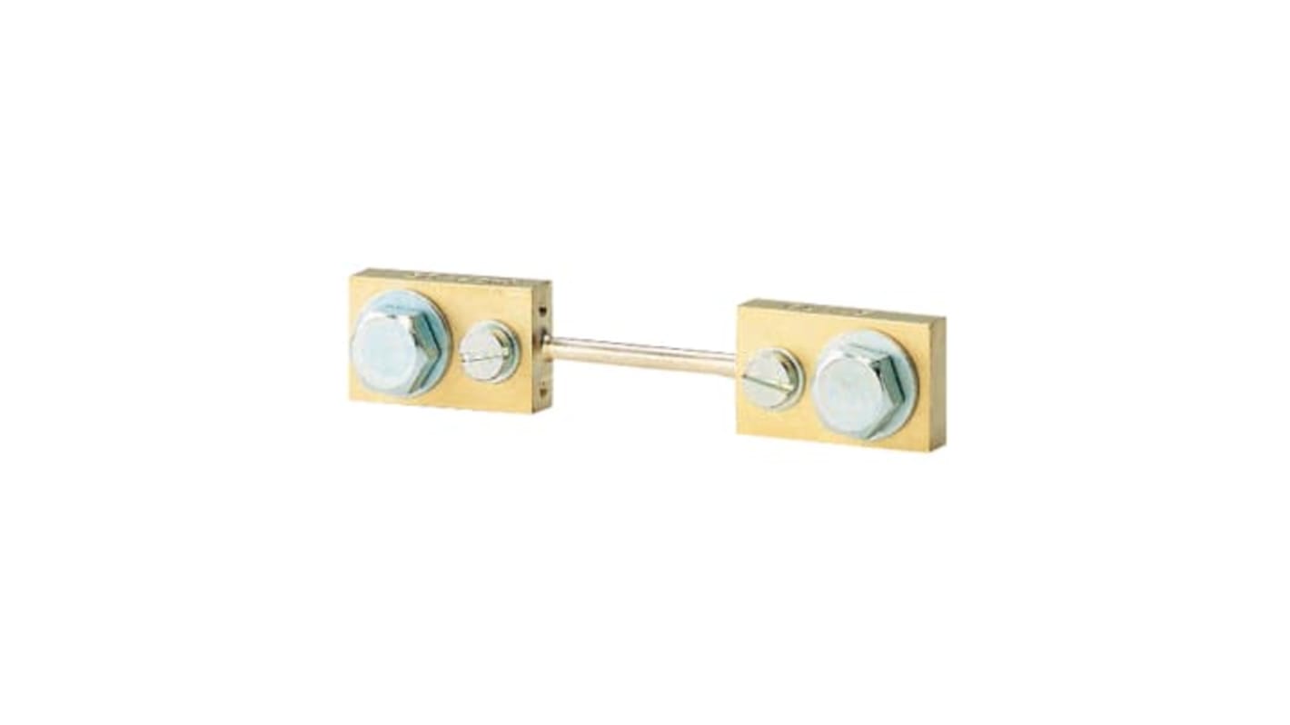ABB 2CSM100090R1121 SNT1/50, shunt in ottone per corrente continua, 50 A, 60 mV e 150 mV, con cavo a due poli da 1 m.