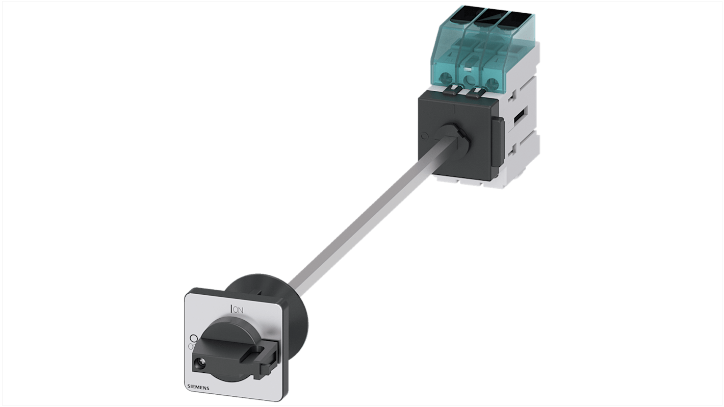 Sezionatore interruttore fusibile Siemens 3LD3040-0TK11, 3 poli, 16A, fusibile RK5, IP40, temperatura -25 a 55 °C.