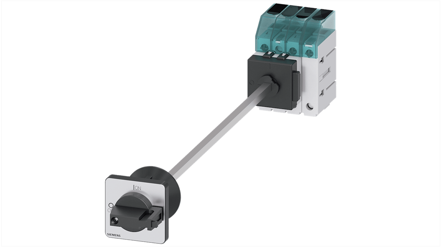 Sezionatore interruttore fusibile Siemens 3LD3040-0TL11, 4 poli, 16A, fusibile RK5, grado di protezione IP40.