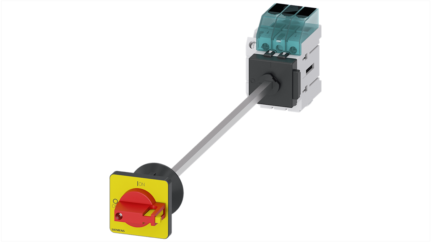 Sezionatore interruttore Siemens SENTRON 3LD3140-1TK13, 3 poli, 25A, IP40, temperatura operativa -25 a 55 °C.