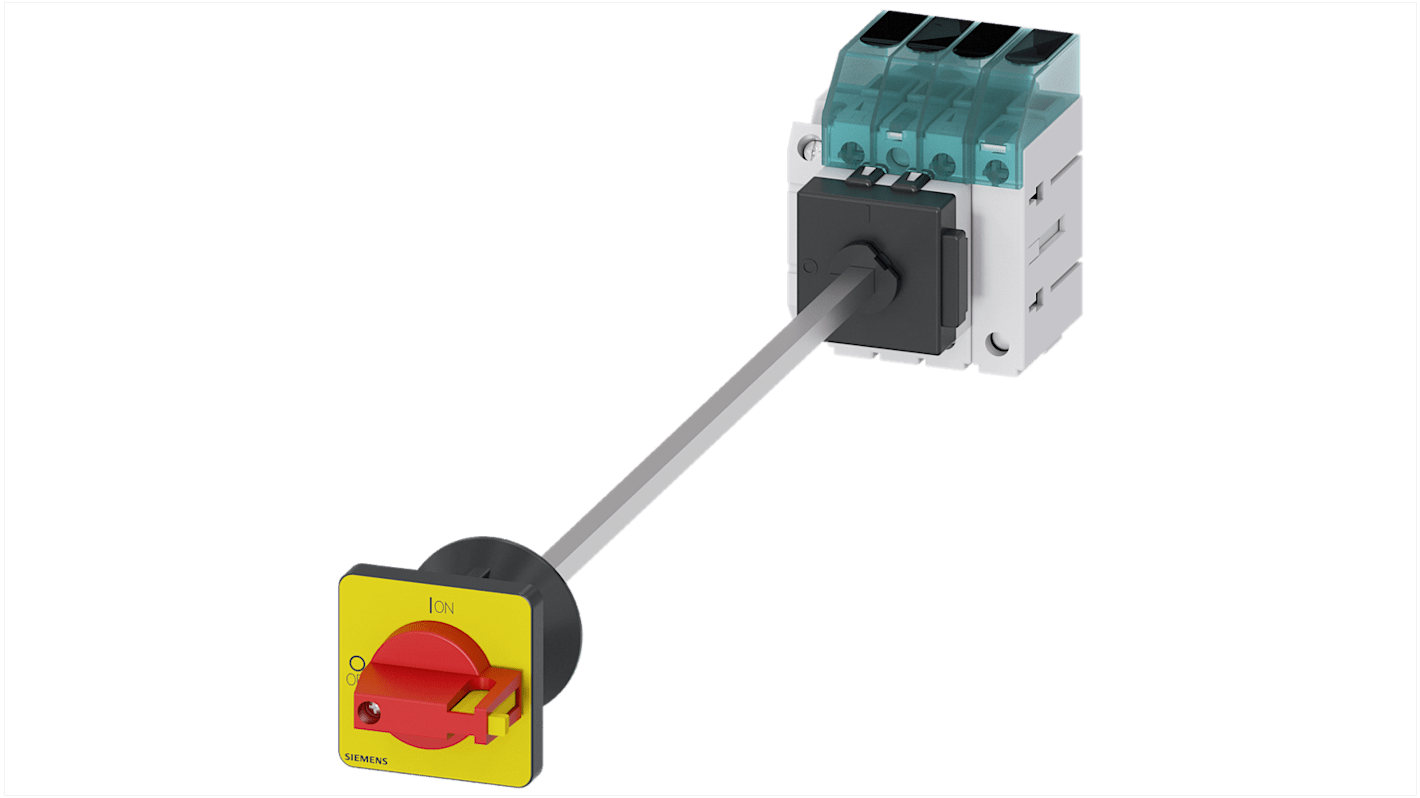 Sezionatore interruttore Siemens 3LD3340-1TL13, 4 poli, corrente 40A, fusibile RK5, grado di protezione IP40.