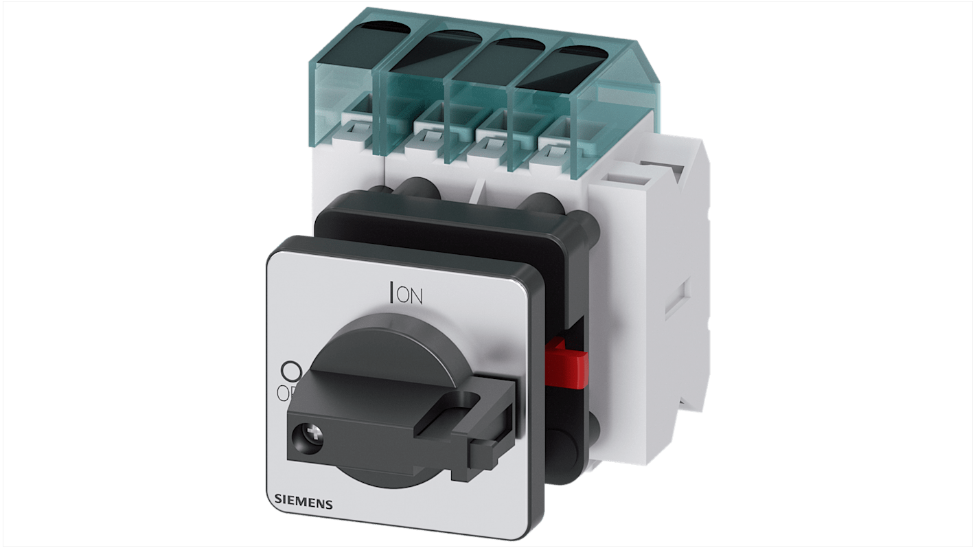 Sezionatore interruttore Siemens SENTRON 3LD3350-1TL11, 4 poli, 40A, IP40, temperatura operativa -25 a 55 gradi.