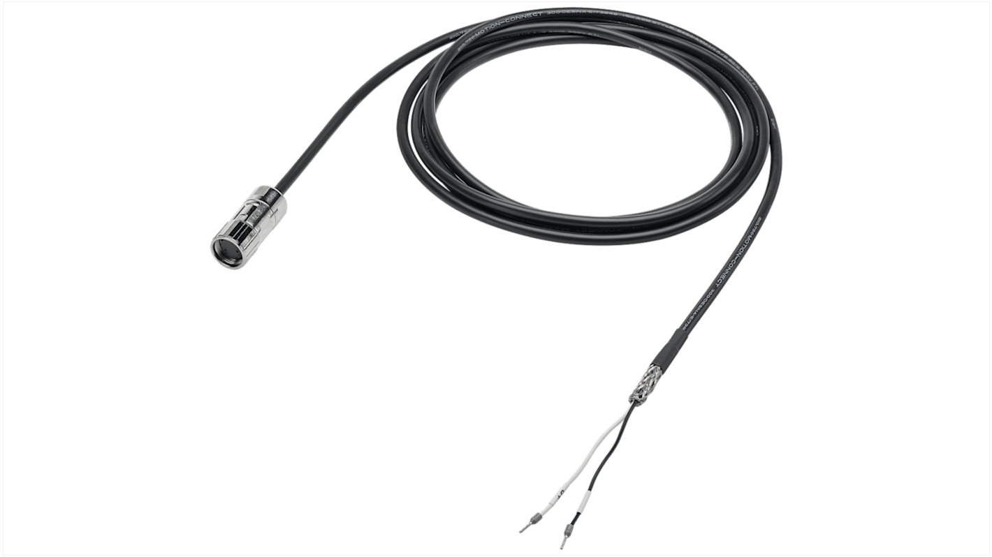 Cavo Siemens 6FX3002-5BL03-1BF0 per SINAMICS V90, 15m, 2 conduttori, sezione 0.75mm², guaina in PVC, IP20.