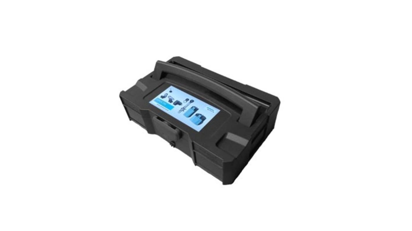 Scatola di servizio Siemens 3SX5110-0BK per interruttori di posizione serie 3SE5, IP65, con 19 teste attuatore e connettore M12.