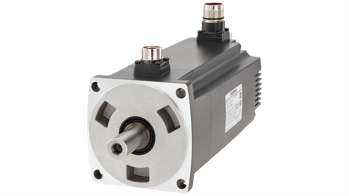 Servomotore sincrono monofase Siemens 1FL6052-2AF21-2AB1, 1,5 kW, 230 V, montaggio a flangia, velocità 3000 giri/min.