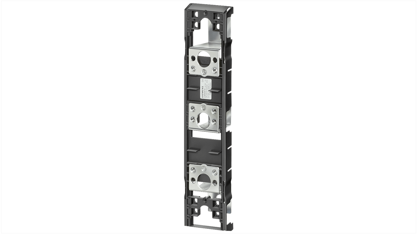 Striscia adattatore Siemens 3NJ4918-0DA02 per sezionatori fusibili, distanza centro polo 185 mm, certificato EAC.