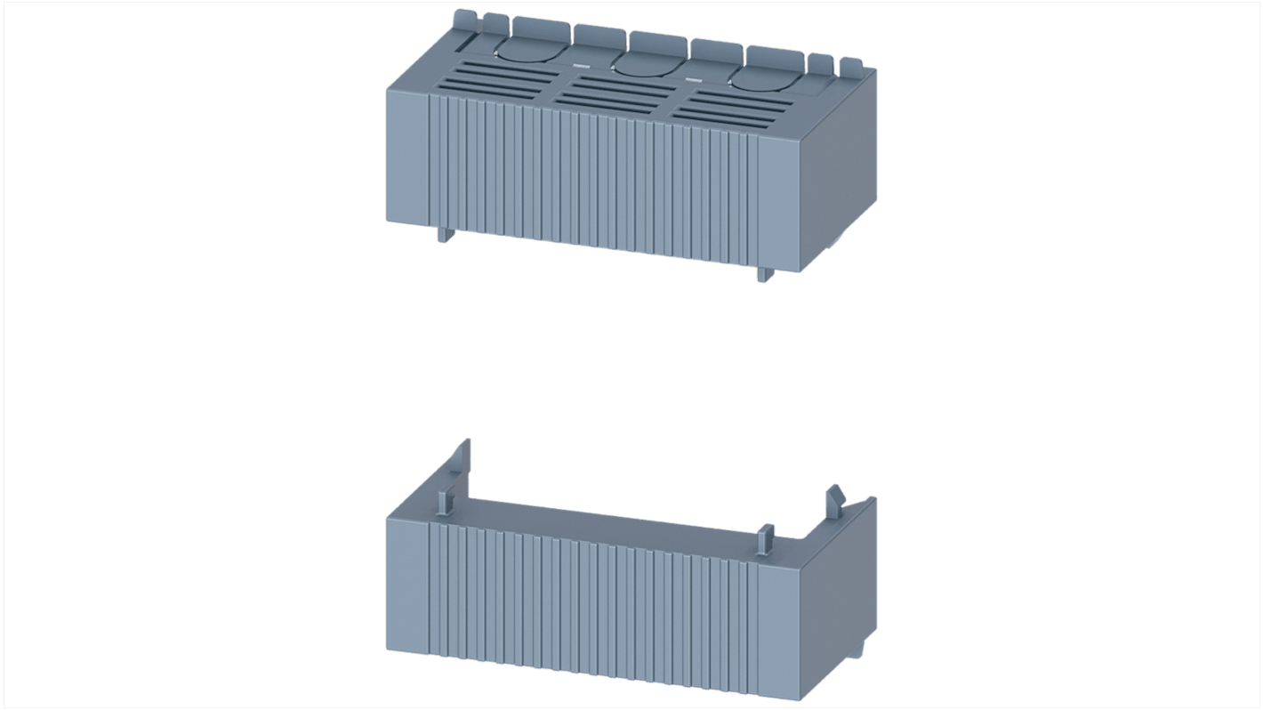 Coperchio di collegamento cavo Siemens 3NP1923-1CB00 per sezionatore fusibile NH000, approvato EAC.