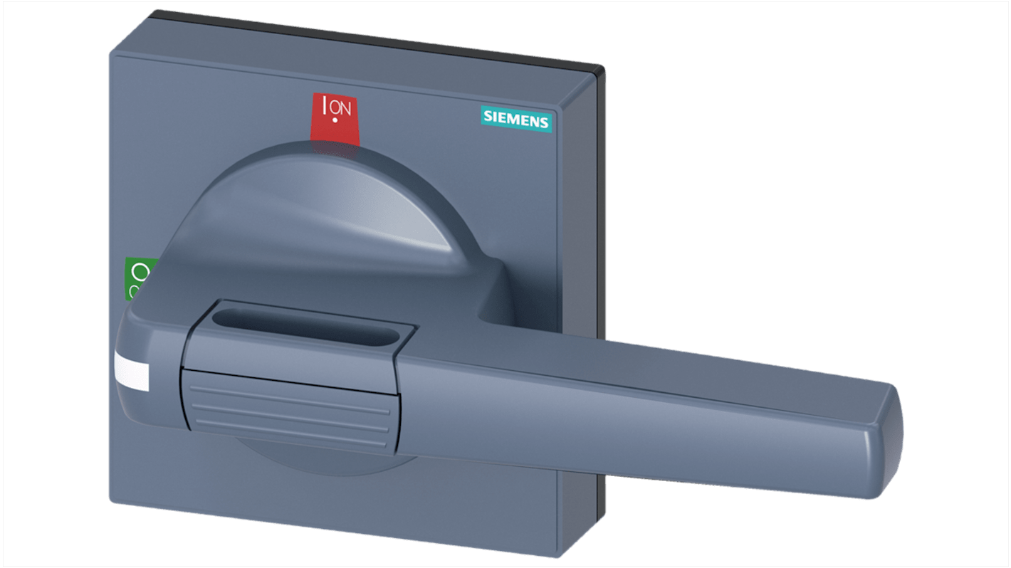 Manopola rotante Siemens 8UD1851-3AF01, colore grigio, lunghezza 100mm, grado di protezione IP65, compatibile con 3KD e 3KF.