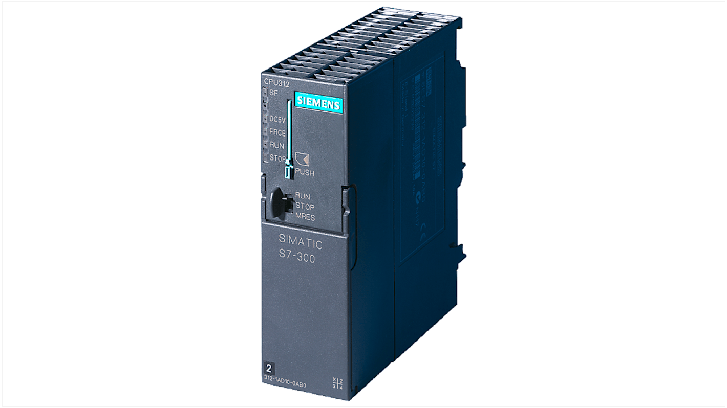 CPU PLC Siemens SIMATIC S7-300 (6ES7312-1AE14-0AB0) con MPI, 24Vdc, 32KB di memoria - Ideale per applicazioni industriali!