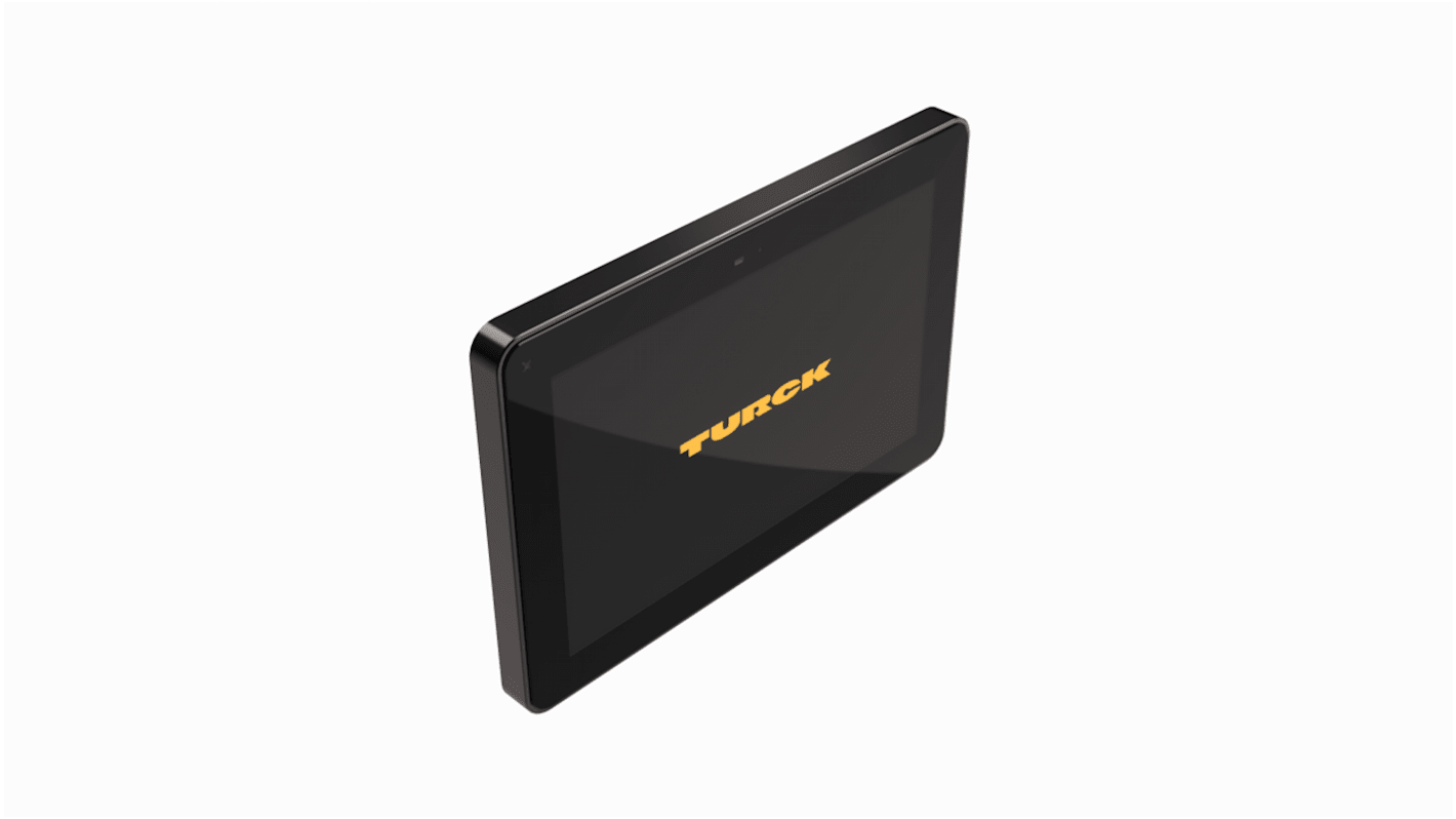 Turck TXF710-00VP20, display HMI touch screen 10" TFT, risoluzione 1280x800, IP67, Wi-Fi, porta Ethernet PoE.