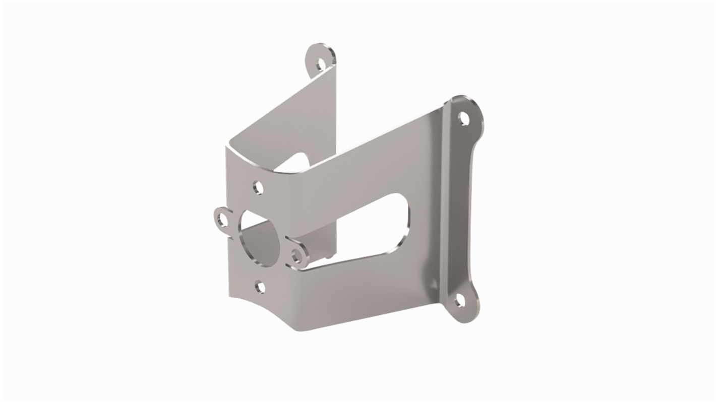 Turck TXF-MV-01, staffa VESA per montaggio HMI e PLC TXF700, distanza dalla parete 70 mm, dimensioni 93 x 93 mm.
