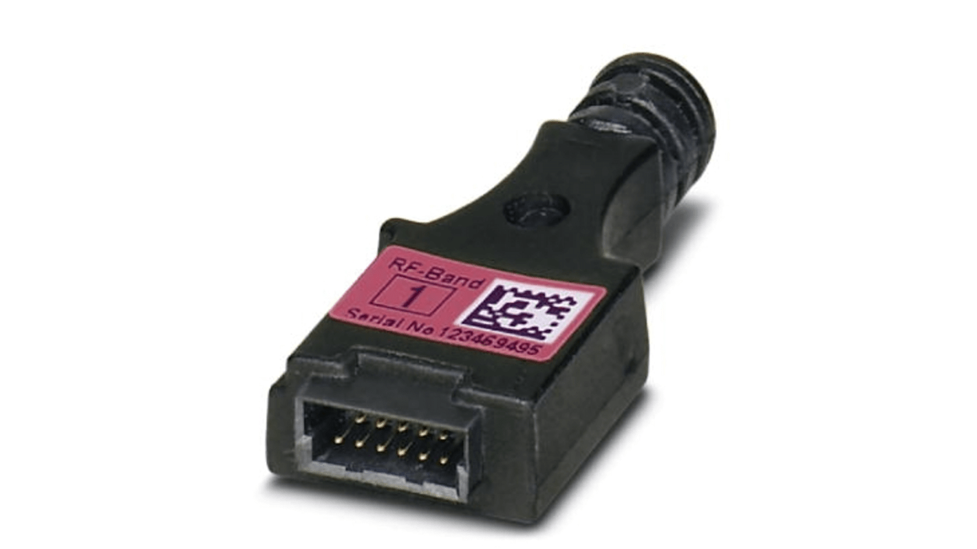 Modulo di memoria Phoenix Contact 2702197 per RAD-900, compatibile con rete wireless a 868 MHz, per configurazione e indirizzamento sicuro.