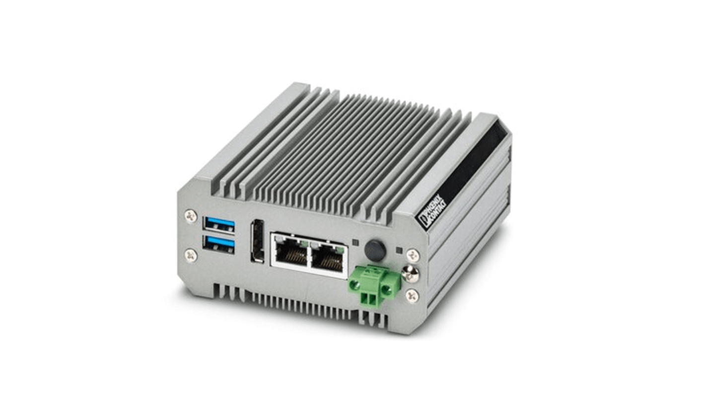 CPU PLC Phoenix Contact 1130682, Intel Celeron N3350, 2 GB RAM, montaggio su guida DIN, grado di protezione IP30.