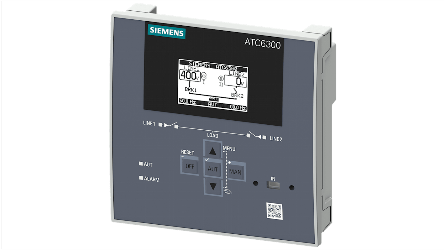 Sezionatore portafusibili Siemens Sentron 3KC9000-8TL40, IP40, dimensioni 144x144 mm, per controllo MCCB e ACB.