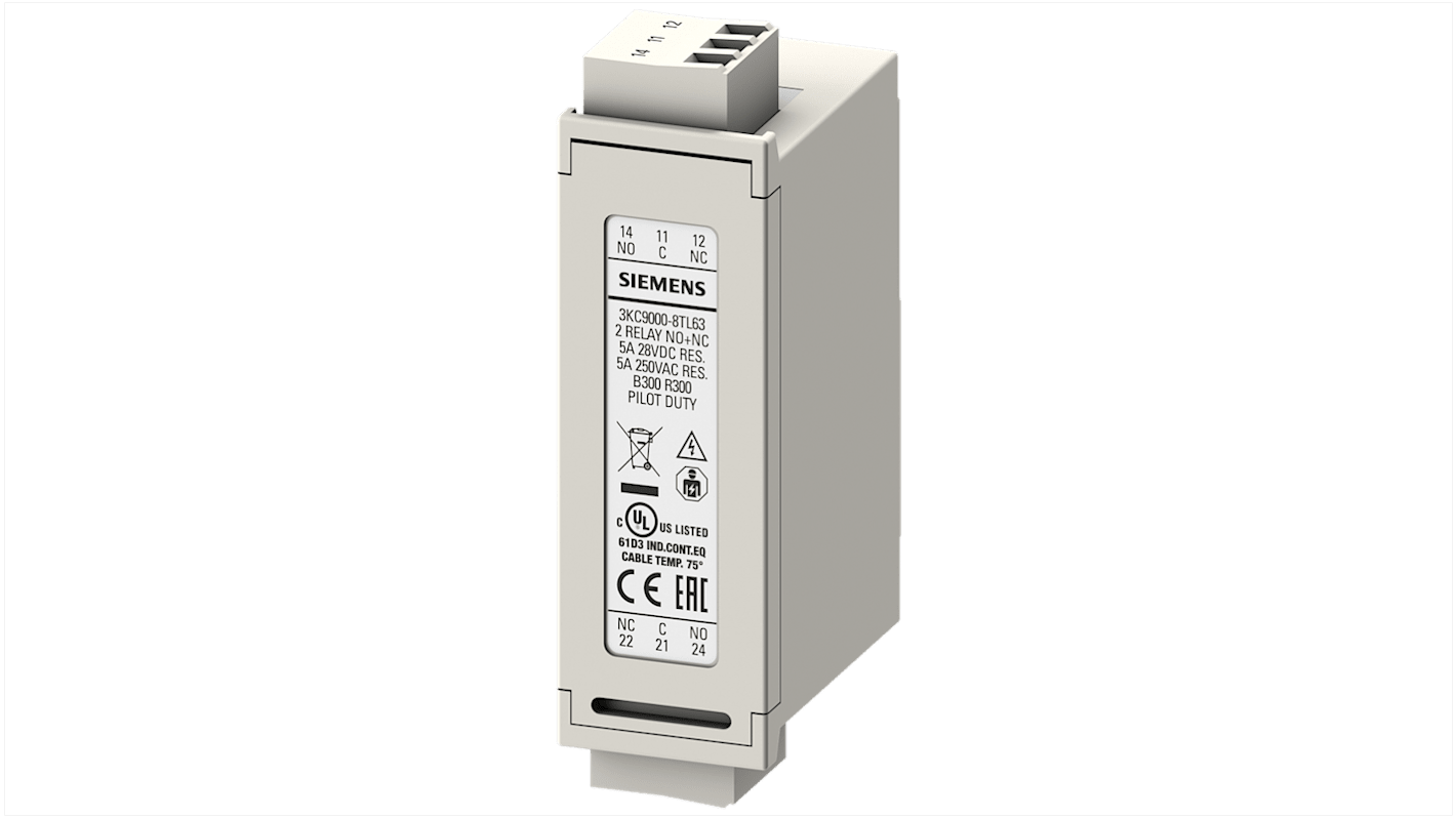Sezionatore portafusibili Siemens Sentron 3KC9000-8TL63, robusto e adatto per applicazioni industriali, con 4 ingressi digitali.