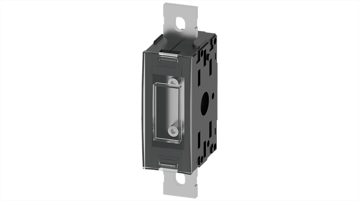 Interruttore ausiliario Siemens 3KD9406-0 per sezionatori, con terminale neutro e accessorio ponticello rimovibile.
