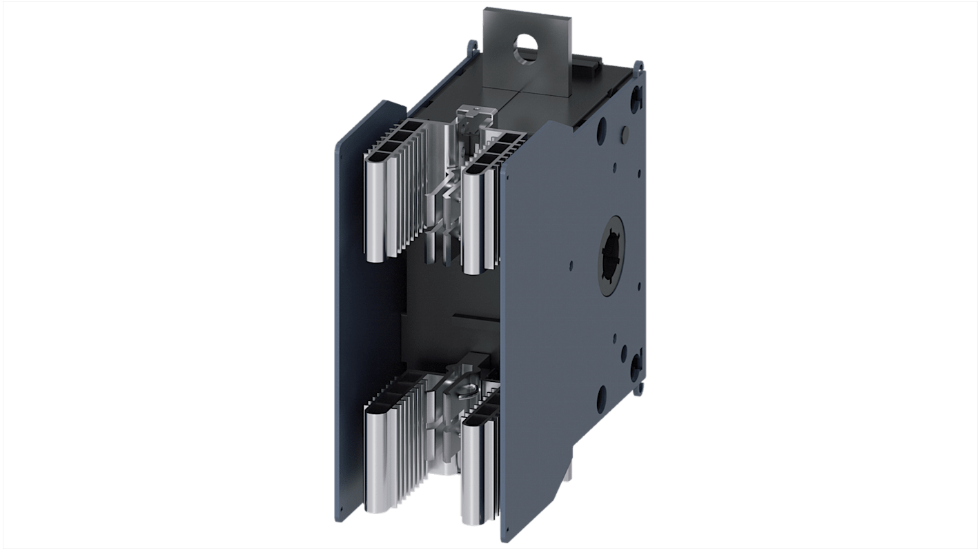 Sezionatore portafusibili Siemens 3KF9505-0BA00, per fusibili LV HRC, quarto polo, approvato CE ed EAC.
