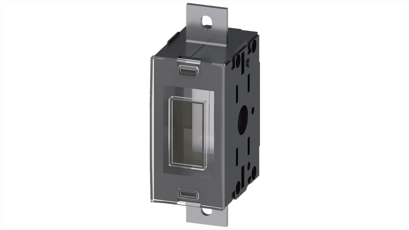 Interruttore ausiliario Siemens 3KF9506-7AA00 per sezionatori, con terminale di terra e collegamento elettrico a terminale piatto.