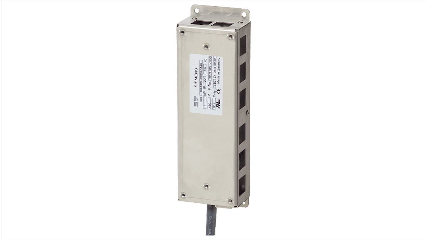 Modulo di controllo Siemens 6SE6400-4BC05-0AA0, resistore di frenatura 2,5 A, resistenza 15 ohm, cavo 0,55 m, IP20.