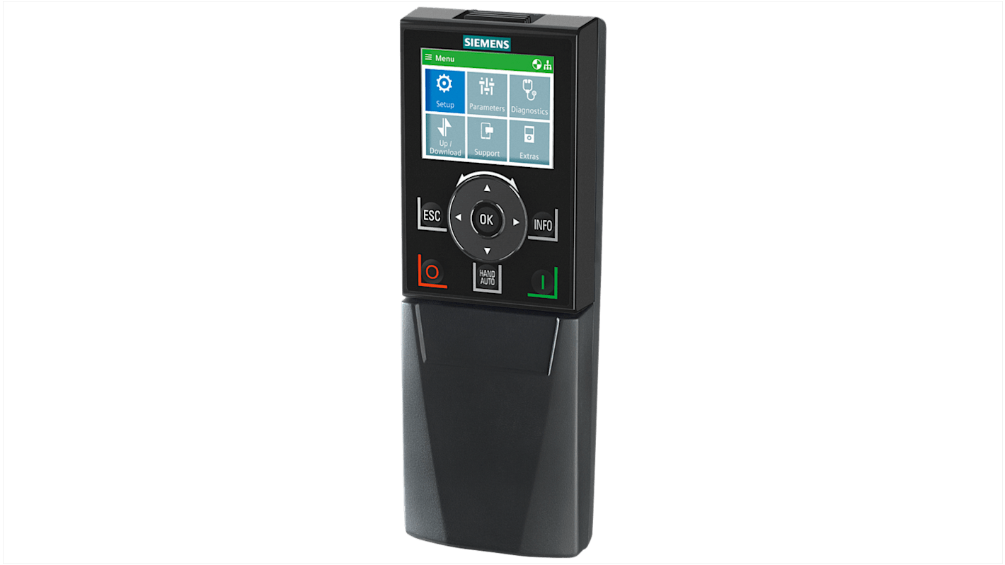 Tastierino operatore Siemens 6SL3255-0AA00-4HA1, risoluzione 320 x 240 pixel, approvato CE e cULus.