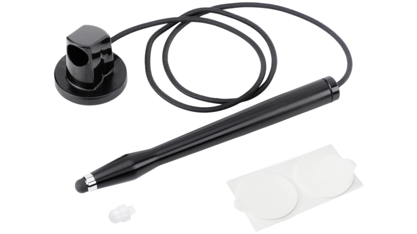 Kit di accessori Siemens 6AV6881-0AV21-0AA0 per HMI Simatic, include penna ELO e cavo da 150 mm, montaggio a parete, protezione IP65.