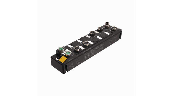 Modulo I/O Turck TBEN-S1-4DXP, 8 porte Profinet Ethernet, connettore M8, IP65/IP67/IP69K, 24V cc, 197 g.