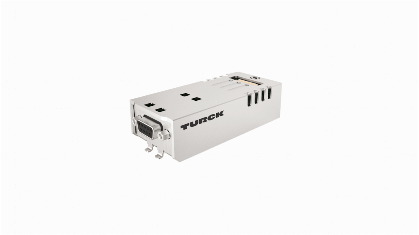 Modulo di espansione Turck TX-RS485 per HMI, interfaccia RS485/RS422, connettore SUB-D a 9 pin, grado di protezione IP20.