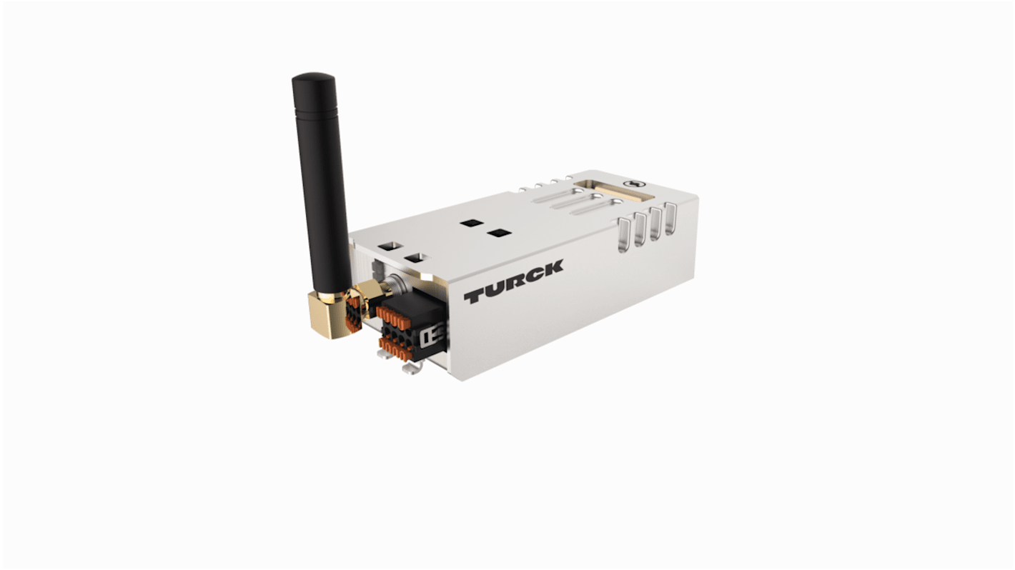 Modulo di espansione Turck TX-UMTS per HMI/PLC, con 2 ingressi e 2 uscite digitali, grado di protezione IP20.