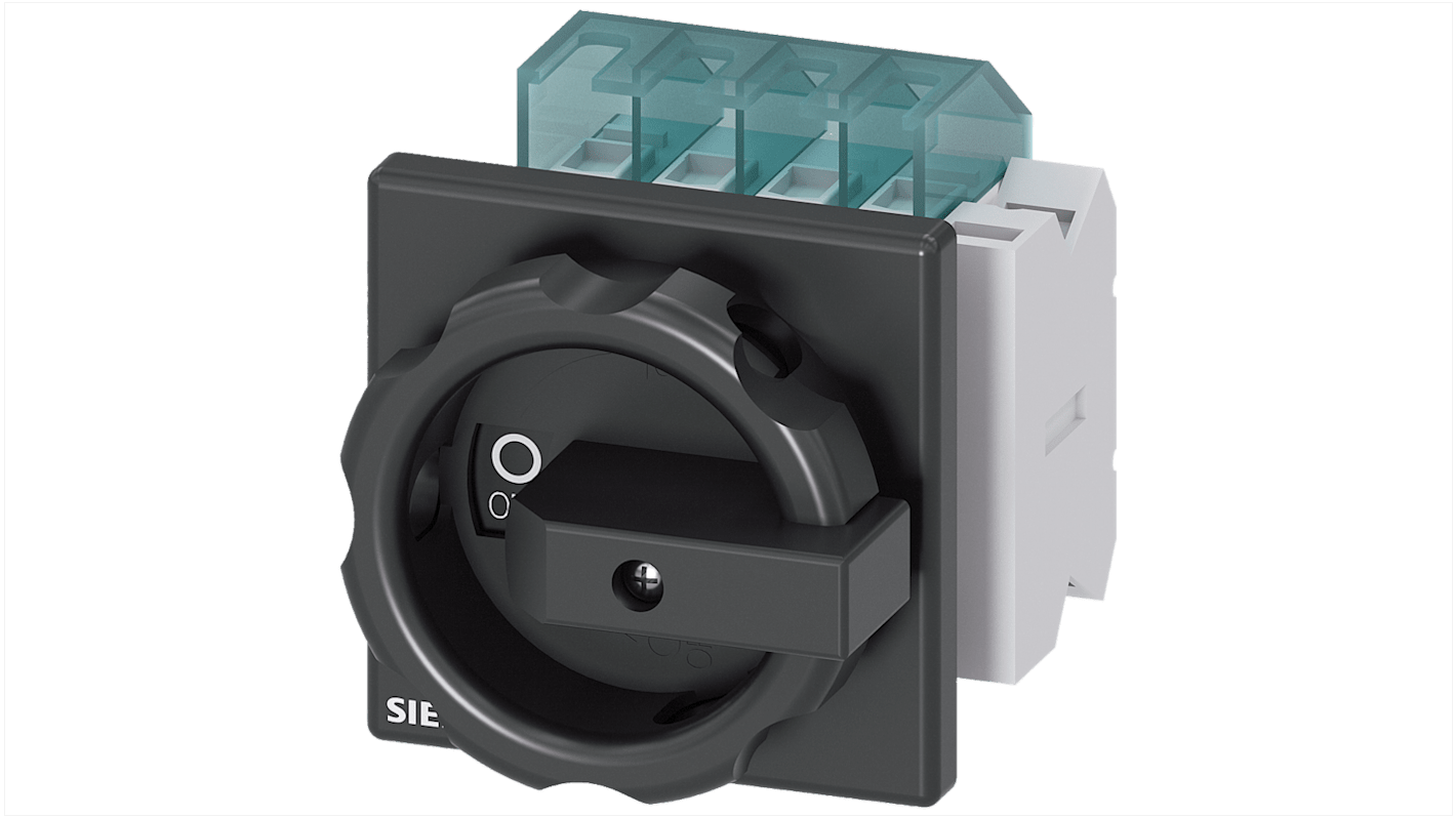 Sezionatore interruttore Siemens SENTRON 3LD2003-1TP51, 3 poli, 16A, IP65, azionamento rotativo, -25 a 55 °C.