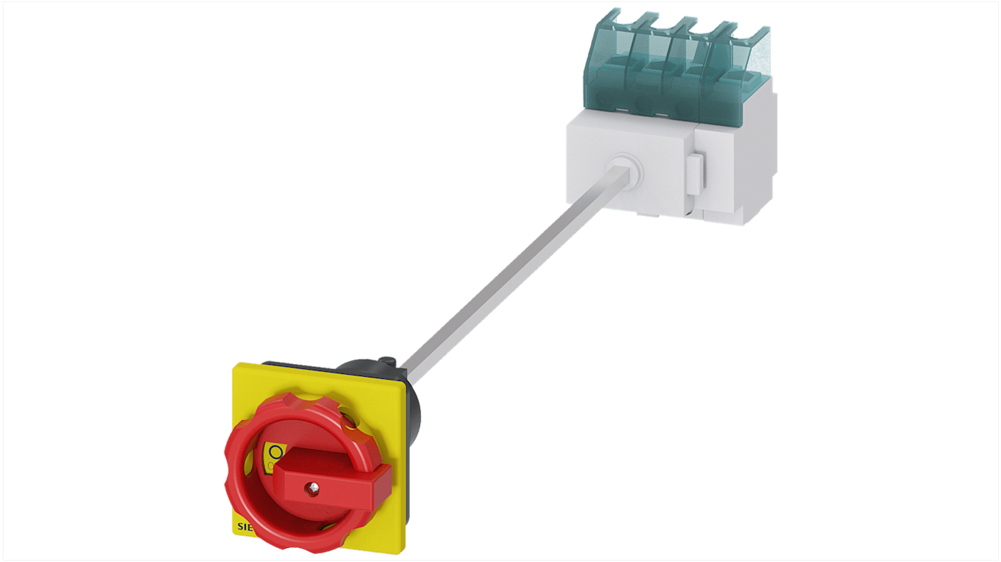 Sezionatore interruttore Siemens SENTRON 3LD, 4 poli, 25A, IP65, azionamento rotativo, temperatura -25 a 55°C. Cod. 3LD2113-1TL53.