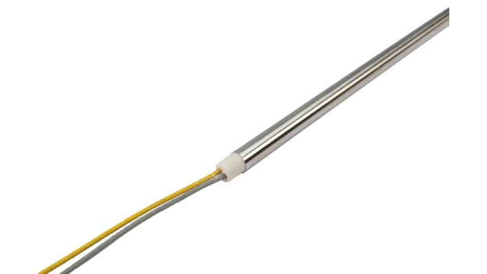 Riscaldatore a cartuccia tubolare Acim Jouanin H8x160x250, potenza 250 W, lunghezza 160 mm, guaina in acciaio inox, temperatura massima 350 °C.