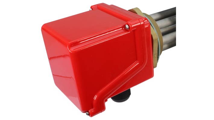 Riscaldatore a immersione Acim Jouanin TPCAP77DF per acqua, lunghezza 113mm, con accessori maschio a vite e grado di protezione IP66.