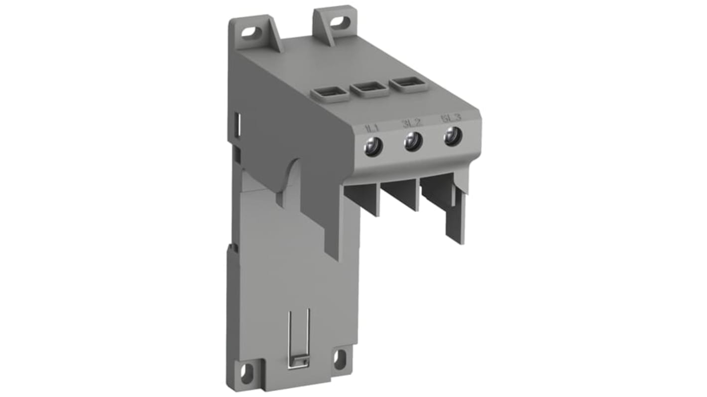 Kit di montaggio ABB 1SAX201910R0001 DB45EF per relè di sovraccarico elettronici EF45, dimensioni 45x130x98 mm.