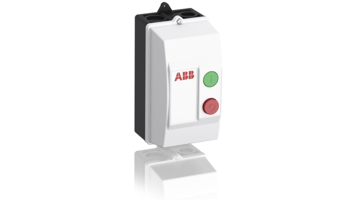 Contenitore vuoto ABB 1SBN101337R1000 FR16AF-12 per starter in linea, dimensioni 107x230x131 mm, materiale ABS.