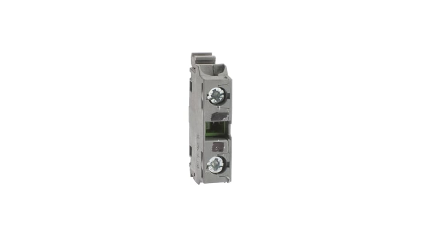 Sezionatore con interruttore ABB OBEA01, corrente massima 10A, montaggio laterale, grado di protezione IP20.