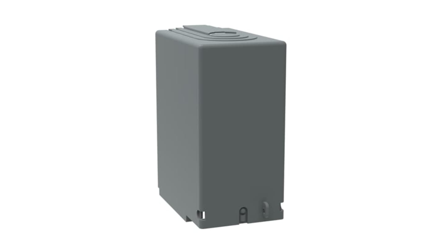 ABB OTS800G1L, sezionatore per applicazioni industriali, dimensioni 65x138,6x110,5 mm, con schermature terminali rimovibili.