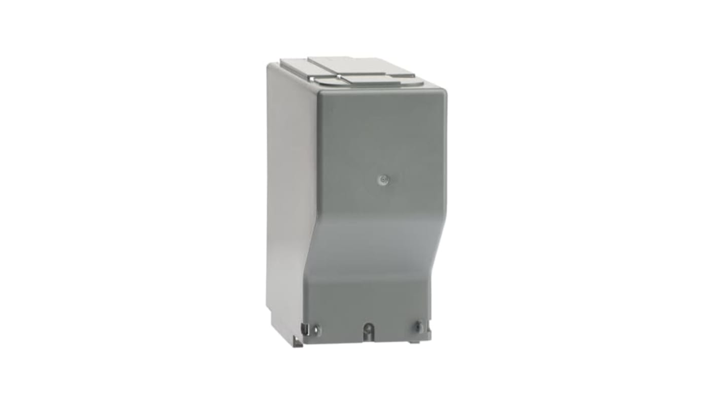 ABB OTS1600G1L/3, sezionatore per applicazioni industriali, dimensioni 80x158,5x167 mm, con schermature terminali.