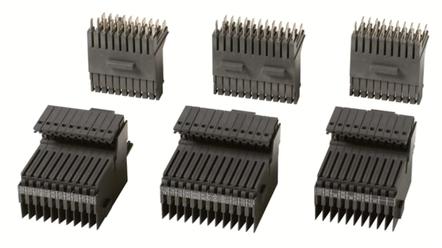 Contatti a slitta ABB per interruttore automatico, adattatore destro, compatibile con T7 e X1, lunghezza 116 mm.