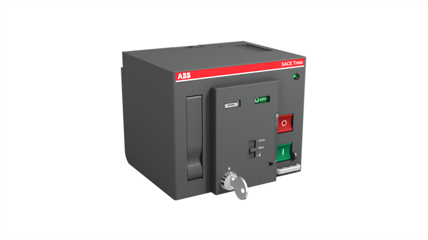 Operatore motore ABB per MCCB, codice 1SDA104885R1, per tensioni 220...250V AC/DC, montaggio semplice e sicuro.