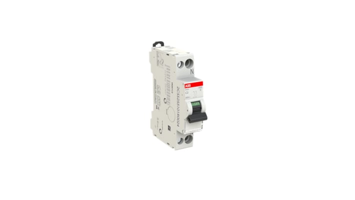 Interruttore magnetotermico ABB SN201-C2, 1P+N, 2A, 230V, montaggio su guida DIN, dimensioni 18x69x85 mm, grado di protezione IP40.