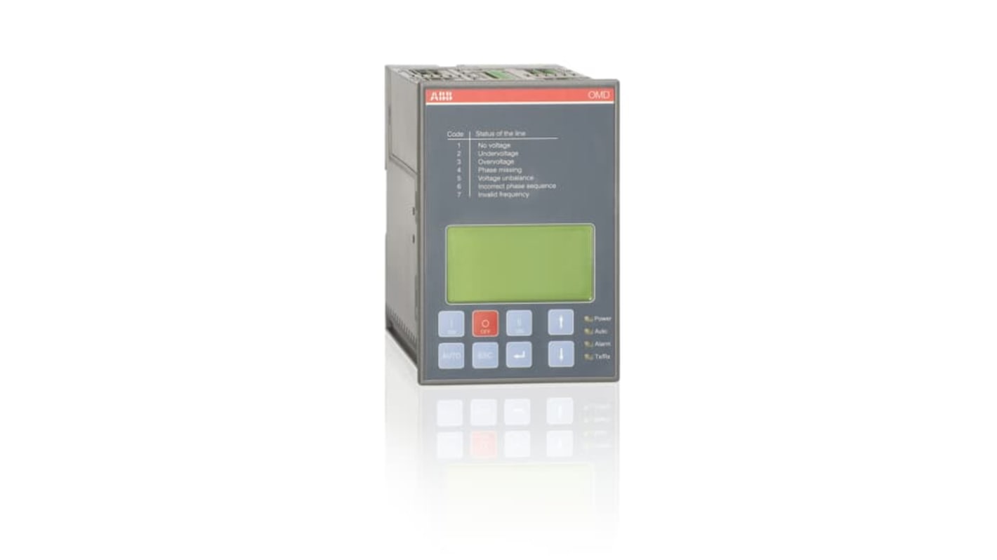 Kit di controllo ABB OMD800E480C-A1 per interruttori motorizzati, lunghezza 170 mm, include unità di controllo e accessori.