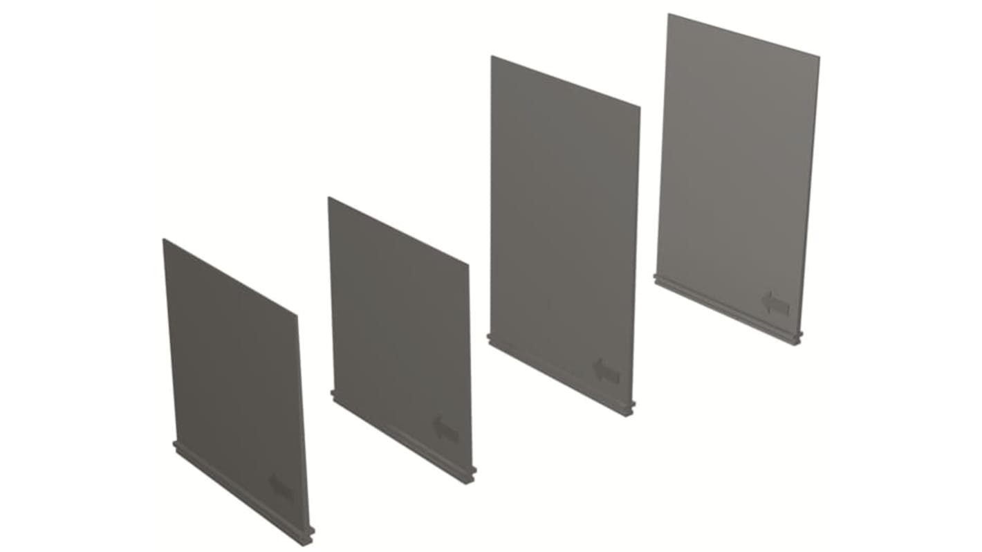 Interruttore automatico ABB 1SDA054971R1 PB100 T4-T5-T7, kit di partizioni a quattro poli, lunghezza 20 mm, conforme IEC.