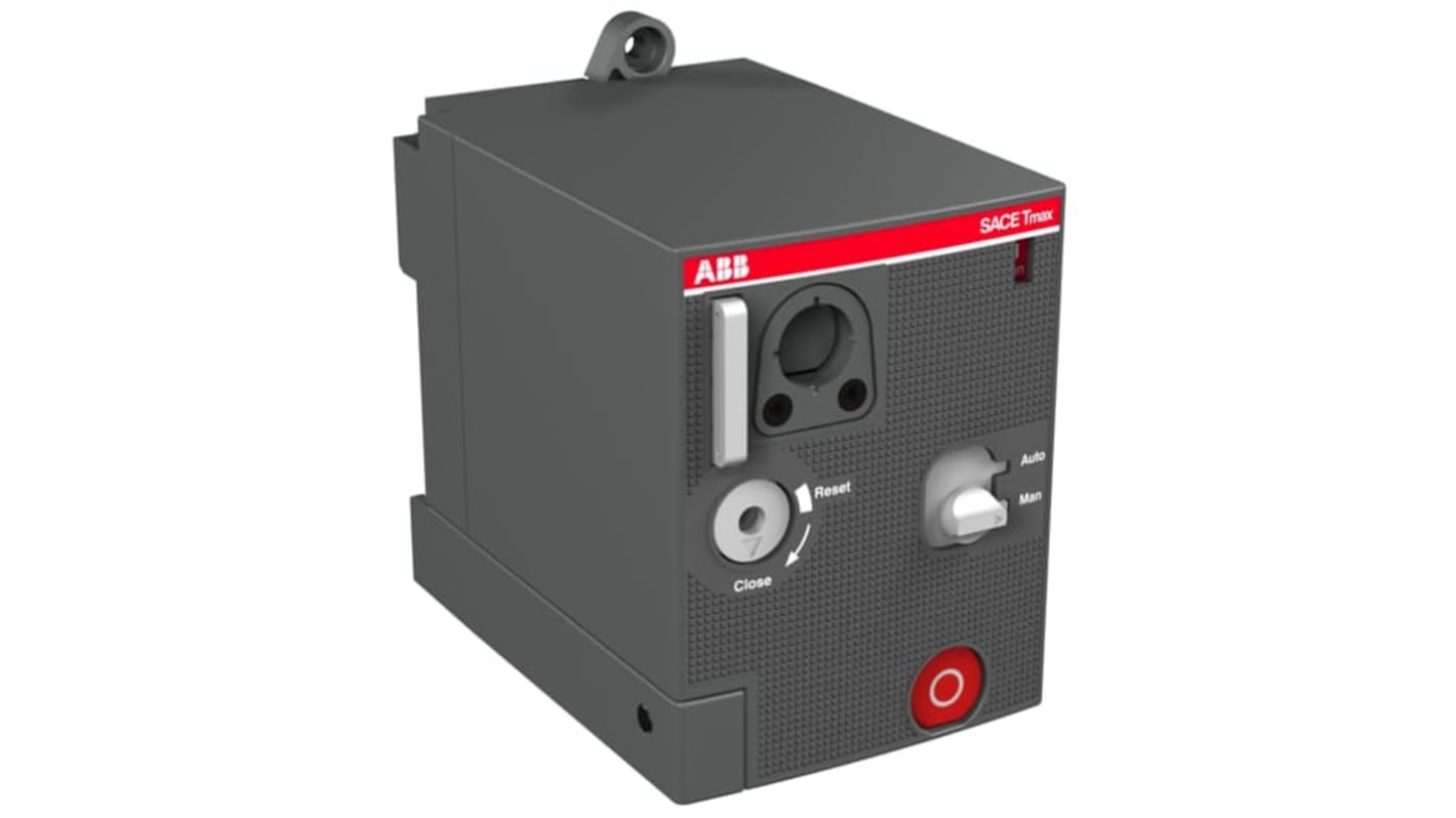Operatore motore ABB per interruttore automatico, compatibile con XT1 e XT3, tensione 220-250VAC. Codice 1SDA066460R1.