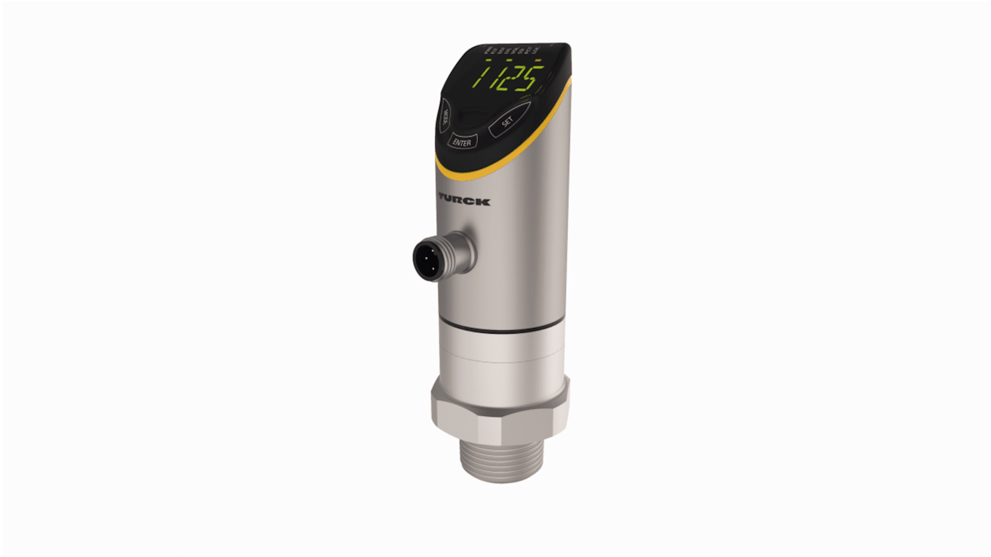 Turck LRS510-10-34-LI2UPN8-H1141, sensore radar per livello, portata 10 m, montaggio NPT 3/4", corpo in acciaio INOX.