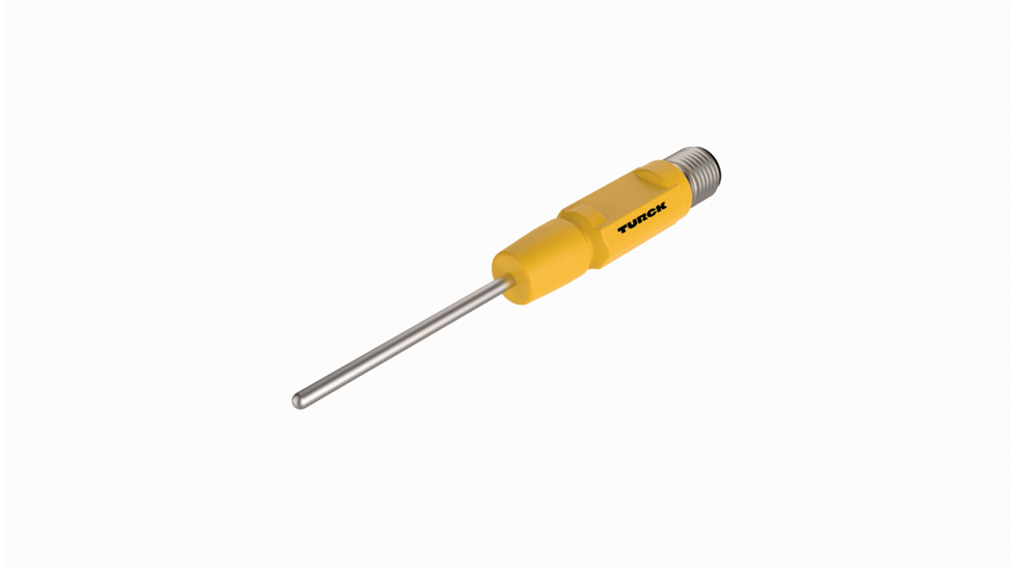 Sensore di temperatura RTD PT100 Turck TTM-206A-CF-LIUPN-H1140-L150, diametro 6mm, lunghezza 150mm, uscita 4-20 mA.